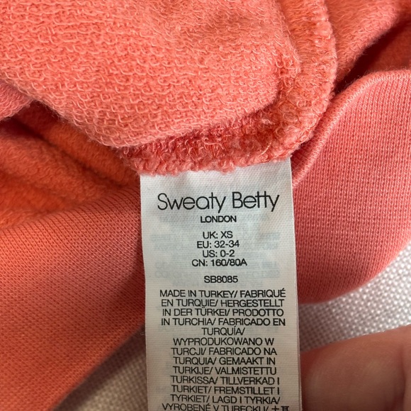 Sweaty Betty Coral After Class Pullover Hoodie - Picture 5 of 6